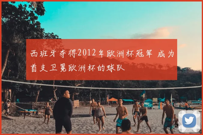 西班牙夺得2012年欧洲杯冠军 成为首支卫冕欧洲杯的球队